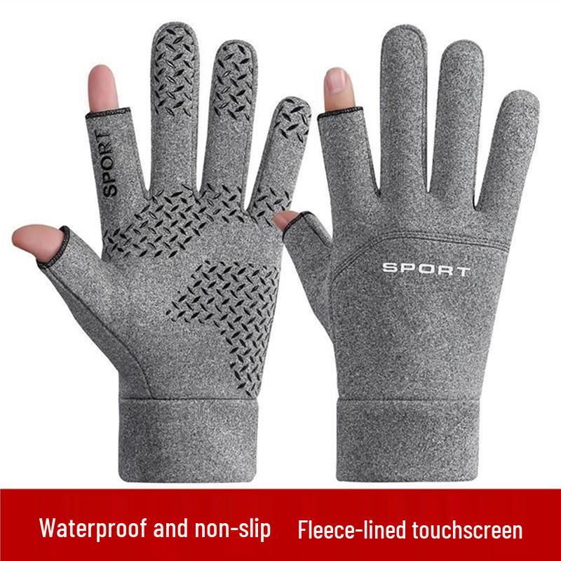 Unisex Thermal Driving and Cycling Gloves - Waterproof, Non-slip, Touchscreen-Compatible for Autumn/Winter