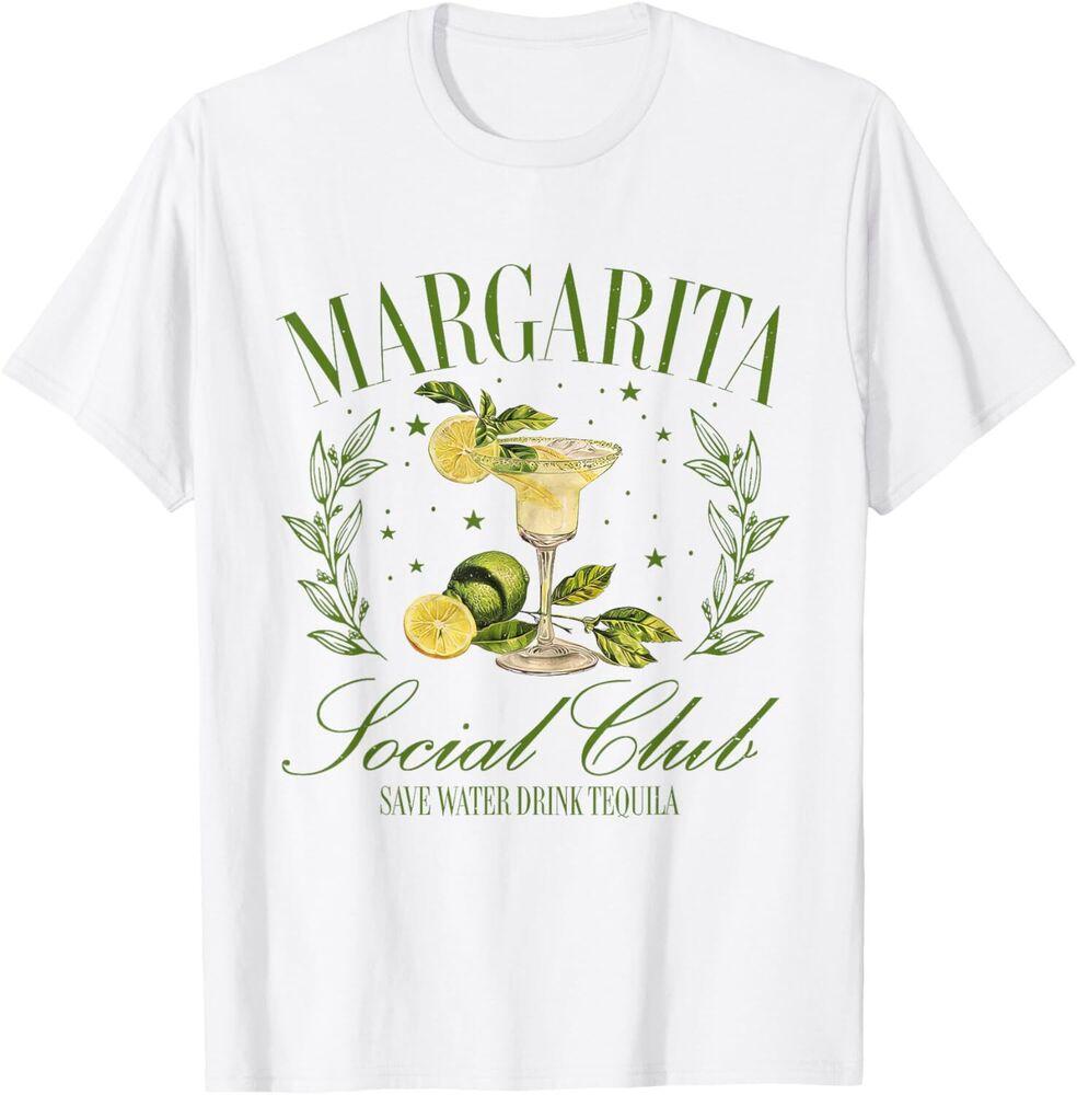 Margarita Social Club Est Tequila Cocktail Club Drinking T-Shirt Unisex T-Shirt S