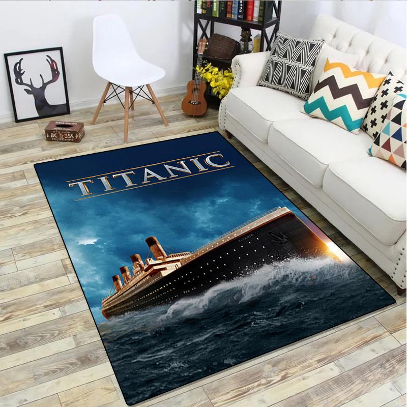 Titanic Carpet Office Decorative Carpet For Living Room Bedroom Door Mat Floor Rug Computer Chair Area Rug