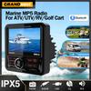 Marine Radio Boat Stereo FM AM Digital Media Audio Player Bluetooth IPX5 Waterproof For Yacht ATV UTV Golf Cart