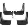 Mud Flap Splash Guard with Mount Accessories Front & Rear Side Mud Guard for Hyundai Elantra 2017-2019 (Set of 4)
