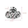 Fashionable Cow Pattern Rhinestones Accent Unisex Cowboy Hats Comfortable Fabric