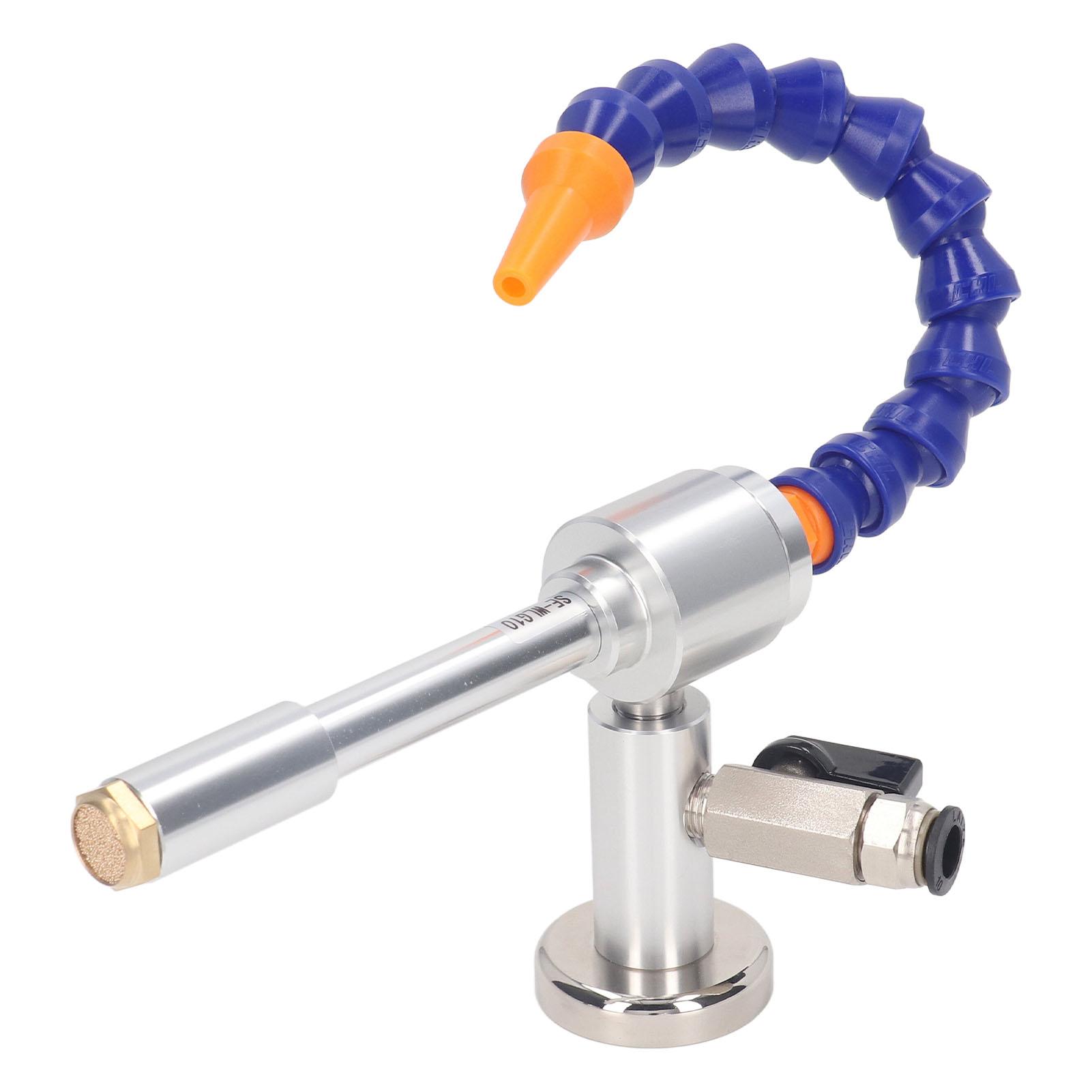 

5Pcs Set Cold Air Gun Aluminum Alloy 7 Bar Vortex Dry Cooling Gun with Flexible Tube for Plastic