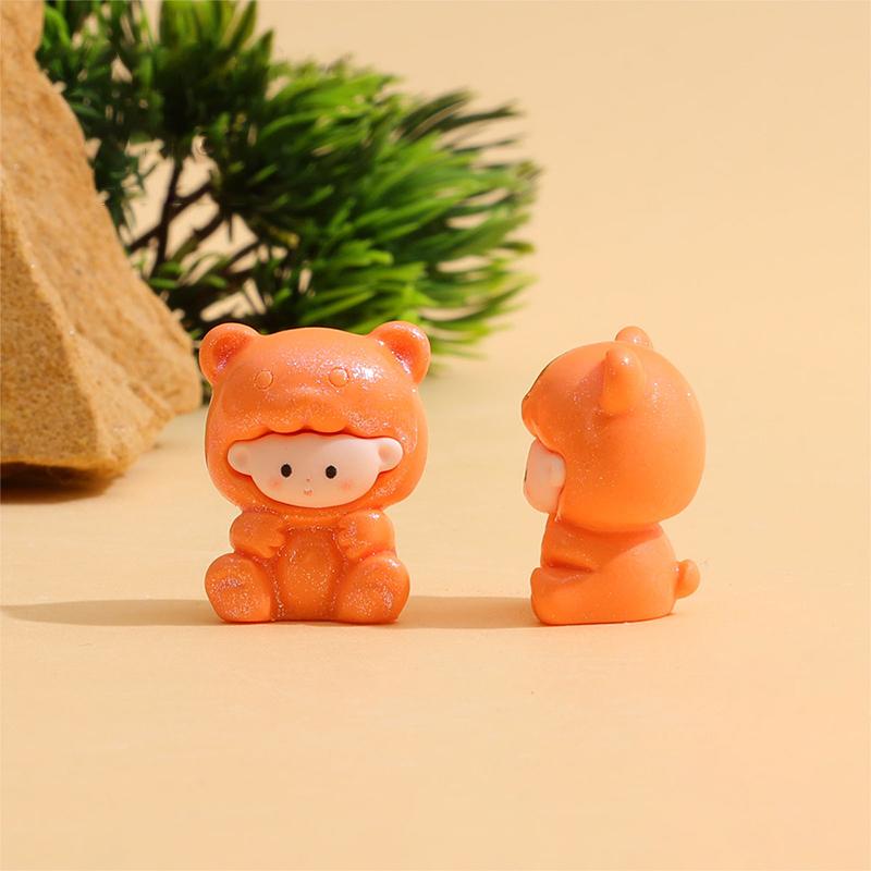 Kreative Cartoon Kleiner Bär Puppe Kleine Figur Handwerk Mikro Kleine Ornament Miniaturen DIY Heimdekorationszubehör Geschenke