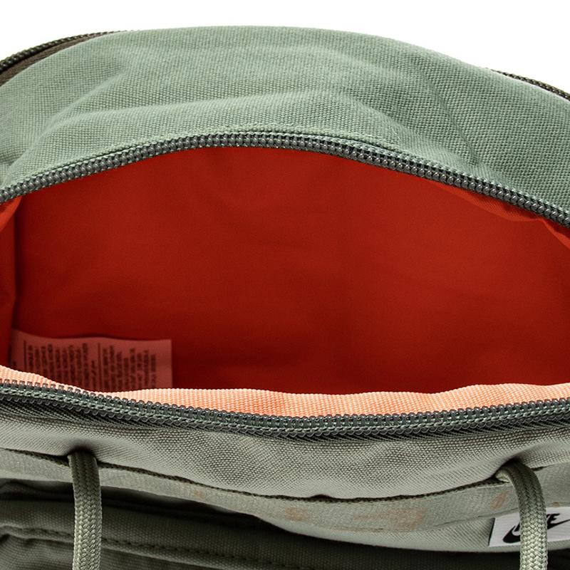 Nike Polyester Backpack Regular Unisex Green Casual BA6098-372