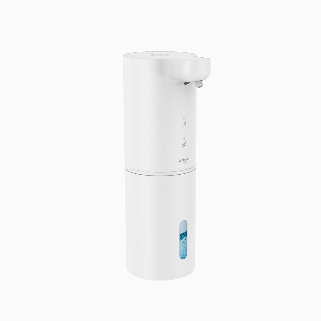 Automatic Foaming Hand Soap Dispenser, Refillable, 300ml, Wall-Mounted, Two-Level Flow Adjustment, Rechargeable, Waterproof, R