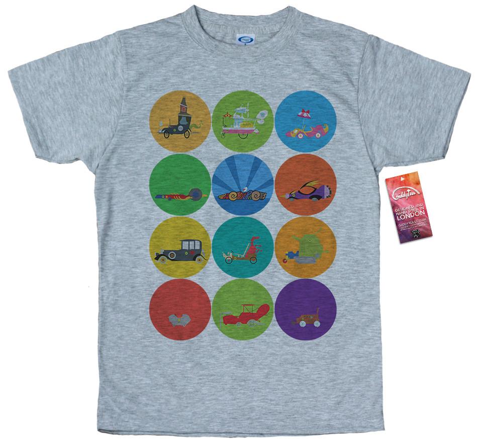 The Great Race T Shirt Artwork Wacky Races