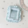 3 Inch Kpop Photocard Holder Keychain Ins Fashion Cute Star Fabric Puffy Idol Photo Storage Pendant For Fans