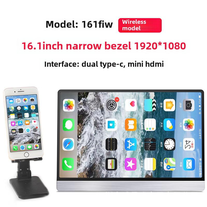 15.6-Inch HD Portable Type-C Display for Phone and Laptop Screen Extension