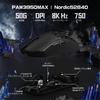 ATTACK SHARK R5Ultra Shadowless Carbon Fiber Wireless Gaming Mouse Ultra Lightweight PAW3950MAX Wireless Nordic52840 Mouse with Coiled Tape 39g±3