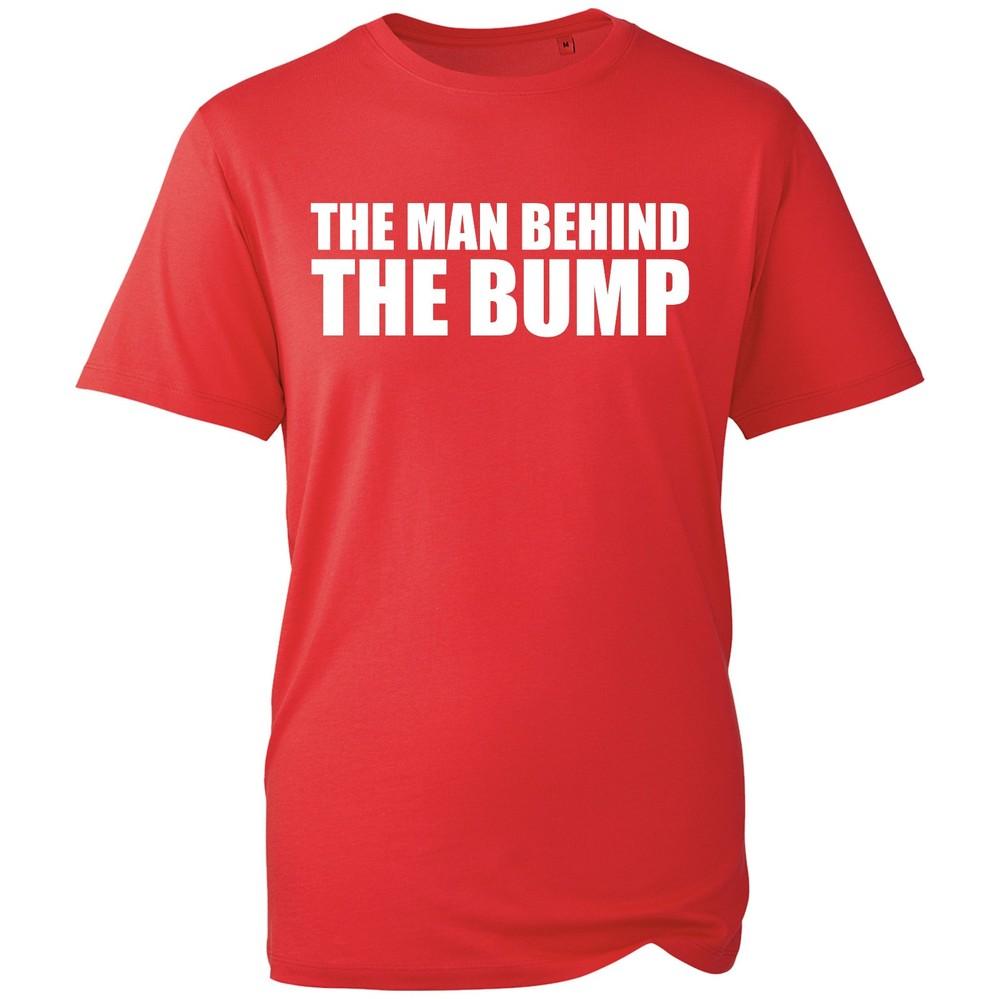 Unisex The Unisex Behind The Bump T Shirt Funny Pregnancy Slogan Graphic Tee Summer S