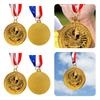 10 ks Vzor medaile s trofejí Zinková slitina Sportovní trofej Medaile za maratonské soutěže pro každodenní život Učební projekty