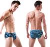 4 Pcs Men's Underwear Ice Silk Big Size Briefs Printed Summer Thin Breathable Cool Panties L TO 8XL