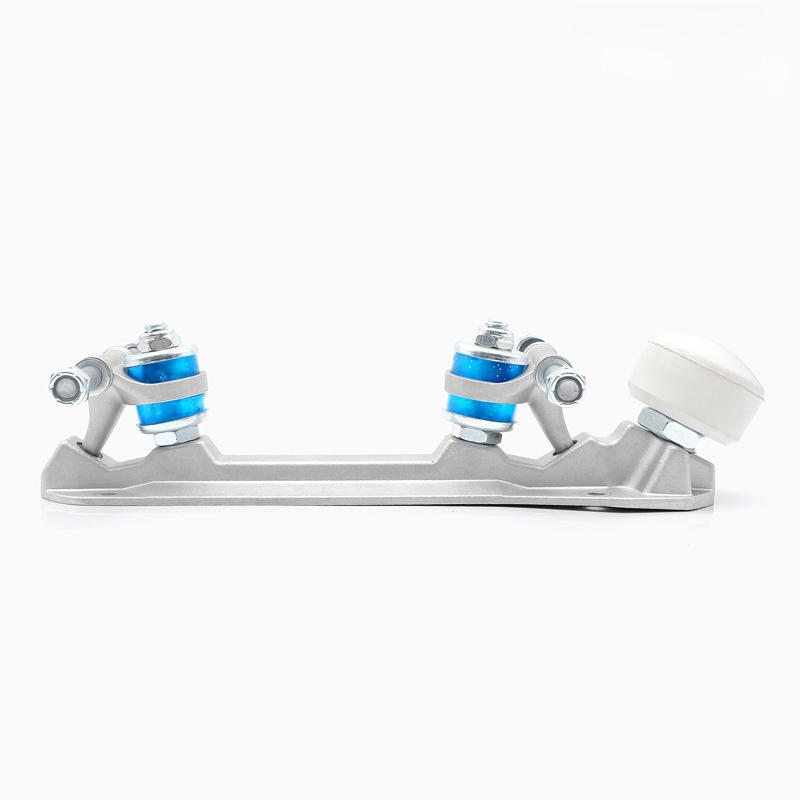 Aluminiowa podstawa do wrotek dwurzędowych i akcesoria