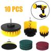 12-Piece Electric Drill Brush Set for Cleaning and Polishing