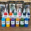 DIY Lacquer Round Fan Painting Set - Includes Pigment and Absorbent Paper