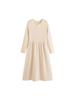 Women's Plus Size Knit Dress - Round Neck, Winter 2025, Loose Fit