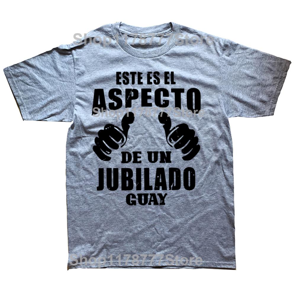 This Is A Cool Retiree T Shirt Retro Spanish Dad Retirement Grandpa Papa Gift Tshirts Cotton Unisex Casual Tee Top EU Size