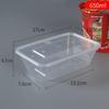 Disposable Plastic Food Containers with Lids