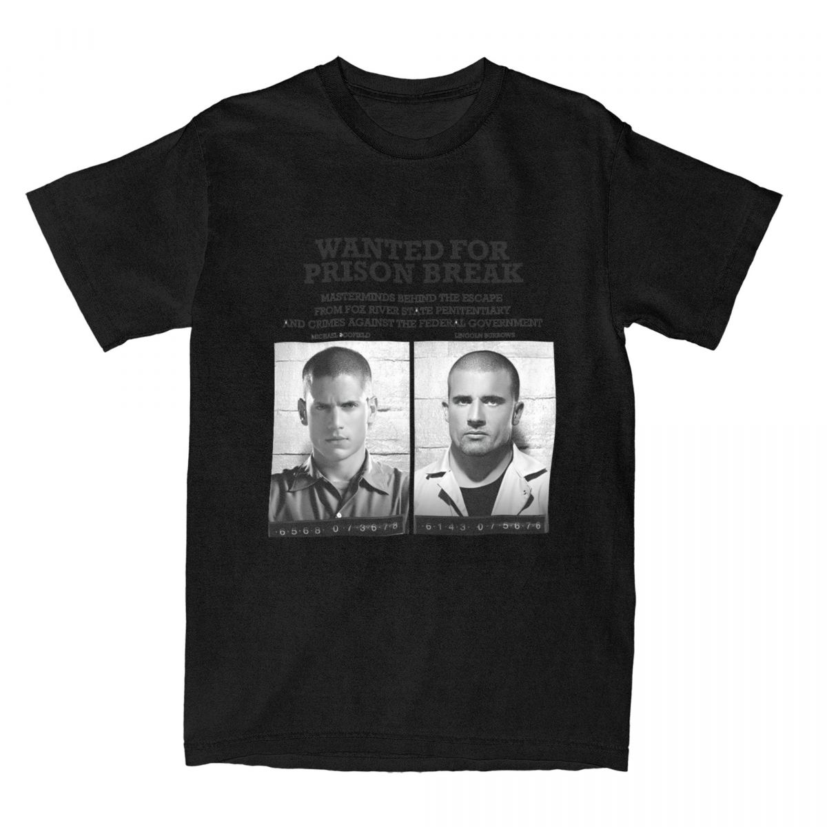 

Unisex Clothing Unisex Unisex Women TShirt Wanted for Prison Break T Shirts Harajuku Summer Tee Shirt Vintage Loose Cotton Clothing S