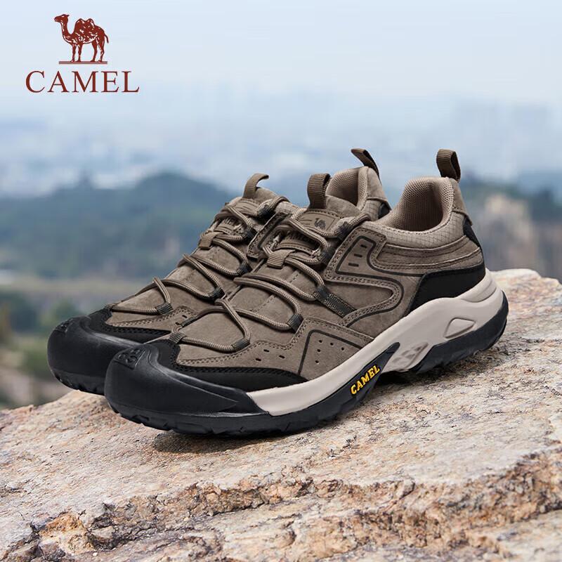CAMEL Men's Outdoor Hiking Retro Mesh Casual Low-Top Trekking Shoes