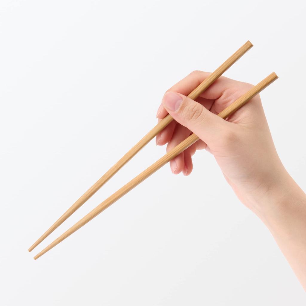 Bamboo Chopsticks 23cm Set of 10 Natural Finish