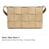 Bottega Veneta Cassette Crossbody Bag Intreccio Porridge 578004VMAY19776