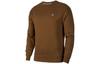 Air Jordan Fleece Sweatshirts Men's Light Olive Green Crew Neck Thickened Regular FB7656-361