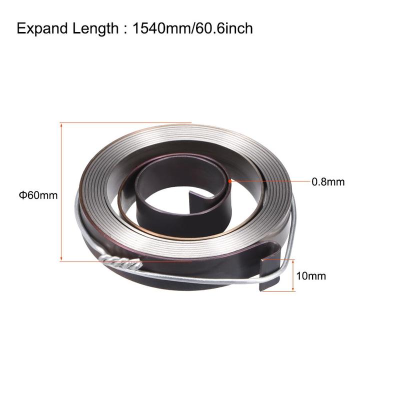UXCELL Drill Press Spring Drill Press Quill Feed Return Coil Spring Assembly Spring Steel Chemical Blackening Finish 1PCS