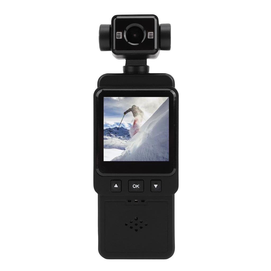 1080P Camera Vlog Camcorder Multi Axis Stabilization 270 Degree and 180 Degree Lens Rotation Multifunctional for