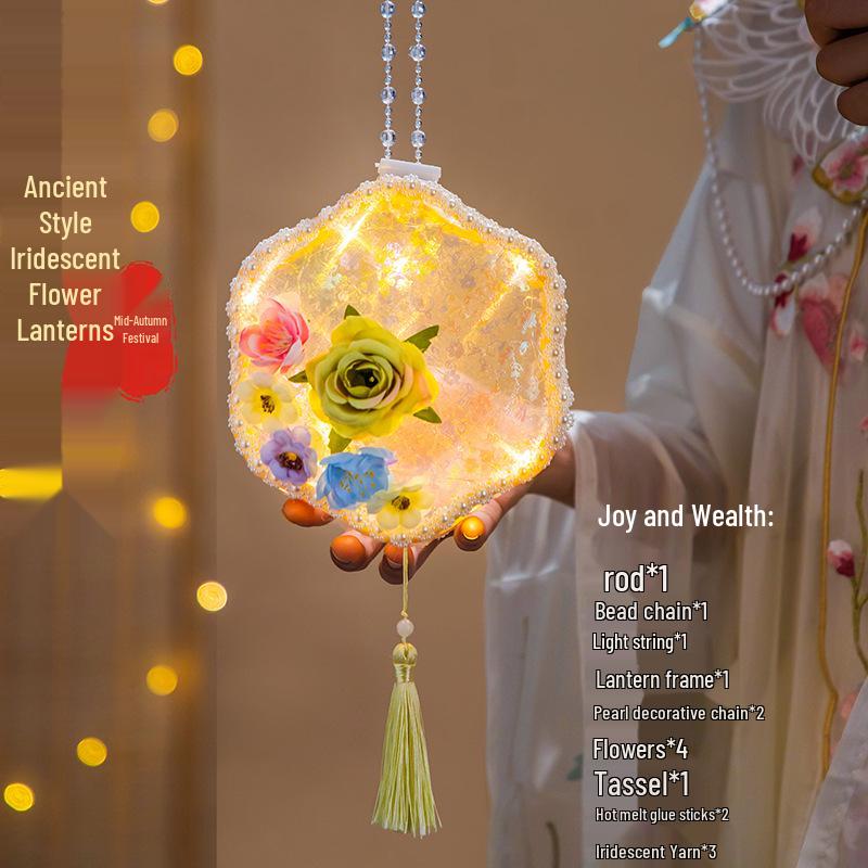 Dreamy Butterfly Lantern: Chinese Handmade DIY Night Light for Kids