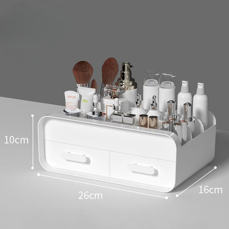 Large Capacity Drawer-type Cosmetics Organizer Rack Makeup Storage Box Dressing Table Powder Lipstick Dust-proof Storage Boxes