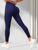 European and American new solid color yoga pants women's yoga sports running fitness high waist tight fitness pants yoga clothes