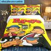 3PCS Pope-ye Bedding Set,Including 1pc Duvet Cover And 2pcs Pillowcases Perfect for Bedroom, Dormitory, Large size Fan Christmas gift
