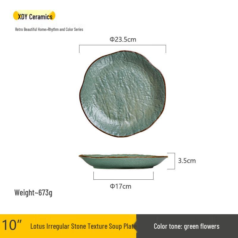 ZISIZ Elegant Ceramic Dinnerware Set