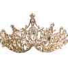 Baroque Queen Crown Handmade Gold Wedding Tiaras And Crown For Bride Headband