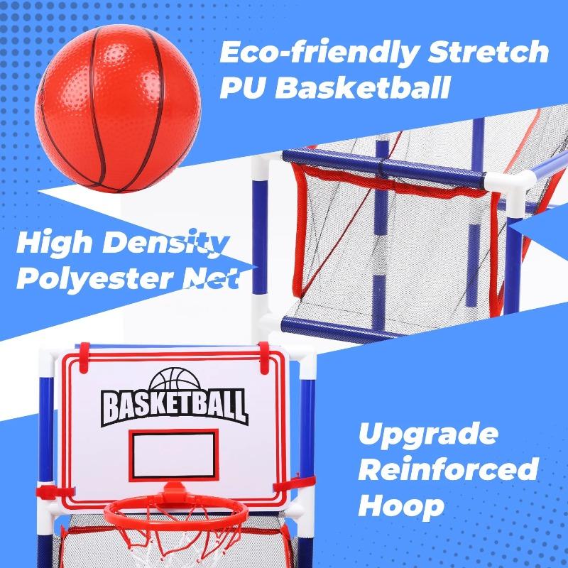 Kids Basketball Hoop Arcade Board Game Toy Sport Boy Toy Outdoor Indoor Carnival Games Basketball Shooting Training Toddler Gift