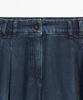 Masimodutti Pintuck Detail High-Rise Wide-Leg Jeans