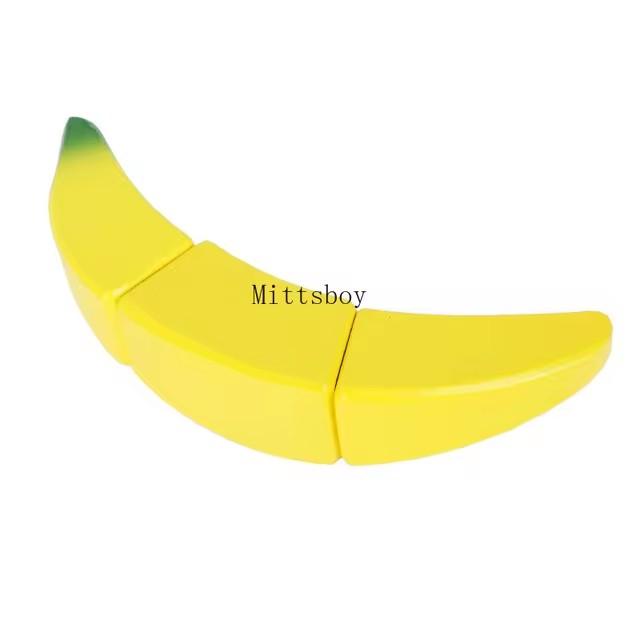 Simulation Magnetic Montessori Fruit Sesele House Lemon Grape Apple Durian Seasoning Baking Toy Wooden Educational Toys For Gift