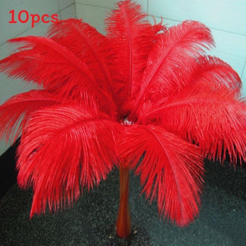 Strauß in Federn Mehrfarbig Bühnensimulation Aufführung Requisiten Federn