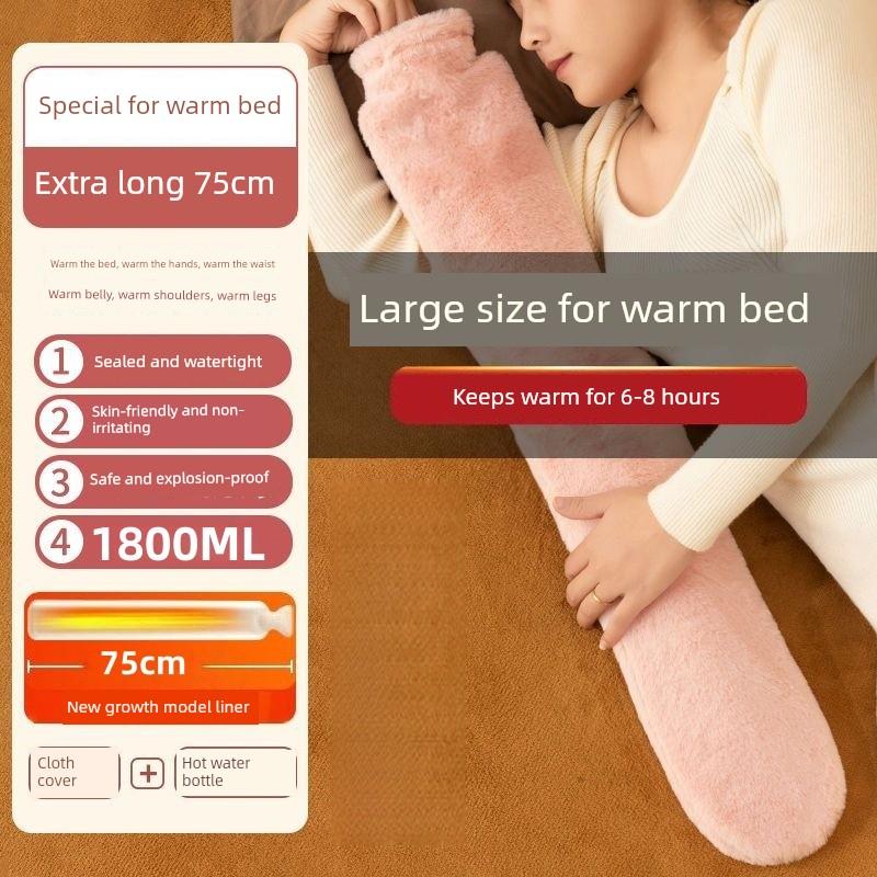 Lengthened Hot Water Bag, Long-Strip Hot Water Bag, Long Thickened Explosion-Proof