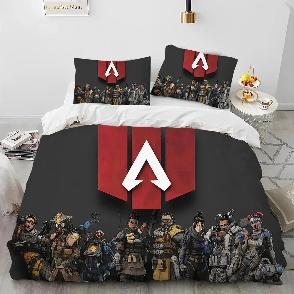 Comforter A-Apex Legends Game Gamer Cartoon Bedding Set Bedroom Soft Modern S Comefortable And
