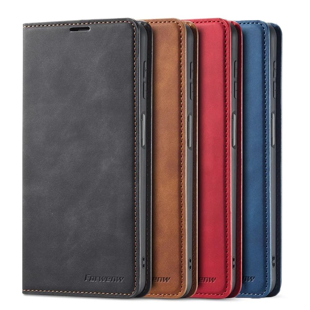 Wallet Leather Case for Samsung Galaxy S25 S24 S23 S22 S21 S20 FE Ultra Plus S10 A16 A15 A14 A56 A55 A54 A53 A52s 5G Flip Cover