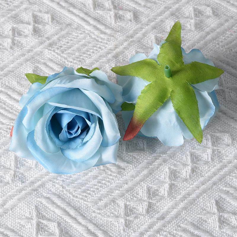 

Головки шелковых роз для свадебного декора – Искусственные цветы ручной работы для стен и арок