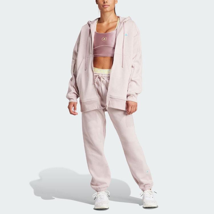 Adidas x Stella McCartney Sweatpant Drawstring Knit Pants Women Bottoms Light-Pink IU0862