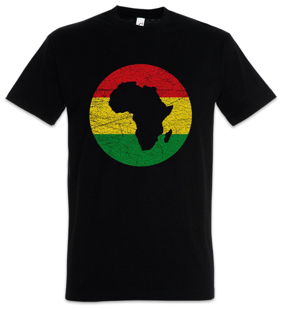 Rasta Africa Circle T-Shirt Babylon Irie Ska Reggae Jamaica Rastafari Ethiopia M
