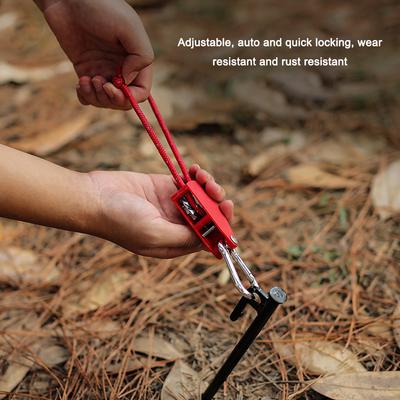 Outdoor Camping Dickes Seil mit Flaschenzug Verstellbares Zelt Sonnensegel Seil Hebe-Flaschenzug Haken Zelt Sonnensegel Befestigungs-Flaschenzugseil Flaschenzugseil