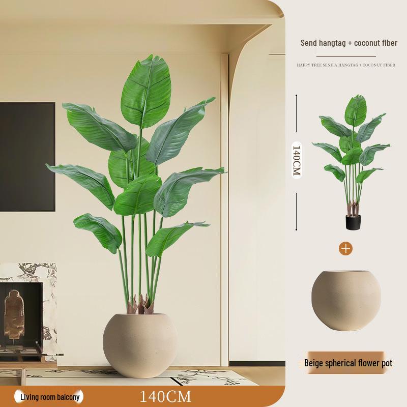 Árbol Artificial Ave del Paraíso - Planta de Suelo Grande para Interiores para Decoración de Sala de Estar
