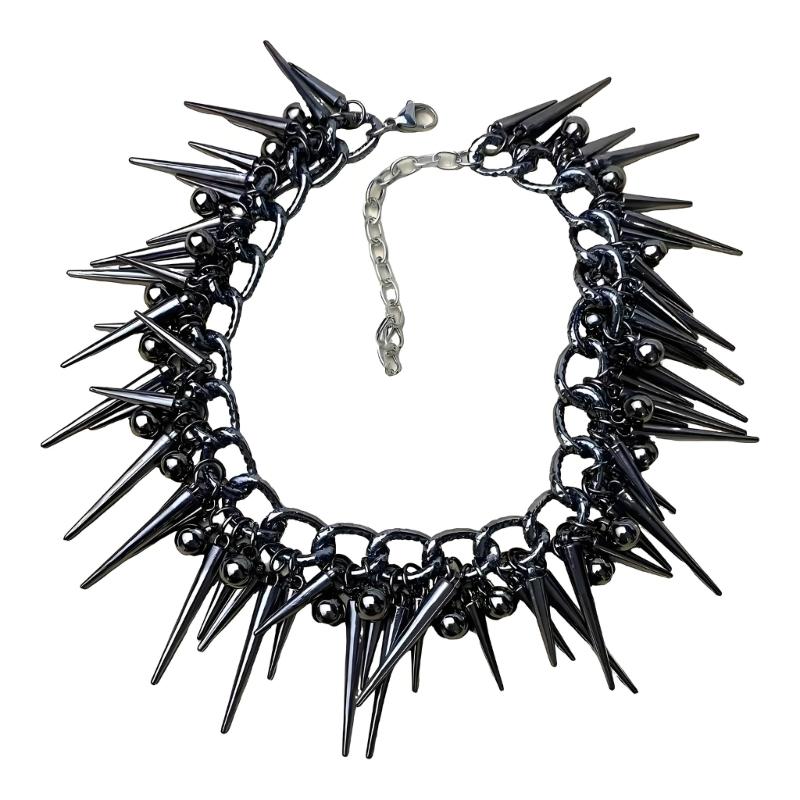 

Elegant Alloy Necklace With Beads And Fringe Decoration For Party Performances And Daily Wear Adjustable 44cm 1