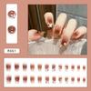 Frühling und Sommer Wind Tragen Nagel Reiner Wunsch Nagelpflaster Aufhellend Abnehmbares Nagelstück Langes und kurzes Nagelstück Fertigprodukt